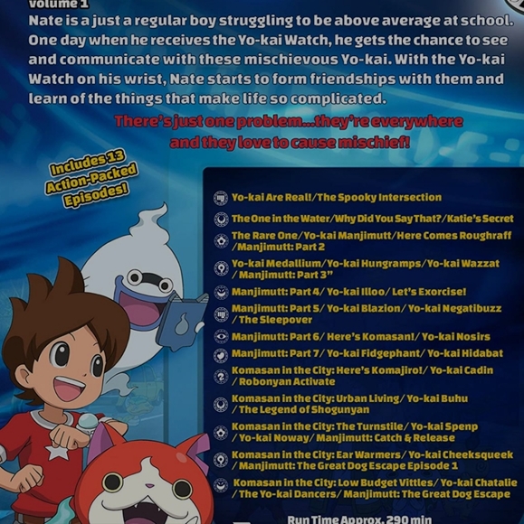 Yo-Kai Watch DVD and Exclusive Watch Comic, Limited Edition Gift Set - Picture 2 of 6